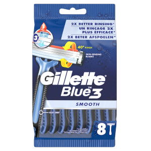 Blue3 Men's Disposable Razors - 8 Count