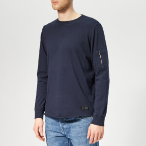 Edwin Men's Mili-Terry Long Sleeve T-Shirt - Navy