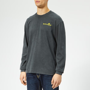 Edwin Men's Explosion Logo Long Sleeve T-Shirt - Ebony