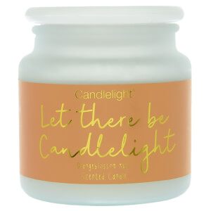 Candlelight 'Let there be Candlelight' Frosted Jar Candle