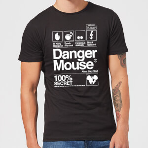 Danger Mouse 100% Secret Men's T-Shirt - Black
