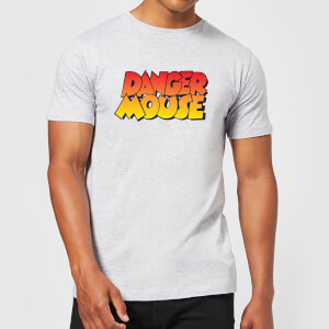 Danger Mouse Colour Logo Men's T-Shirt - Grey