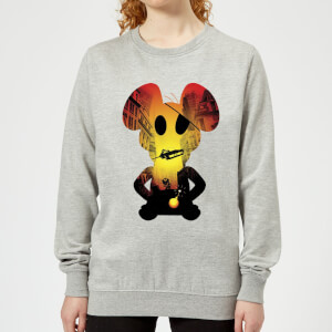 Danger Mouse Skyscraper Car Women's Sweatshirt - Grey