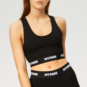 Ivy Park Women's Logo Soft Touch Bra - Black