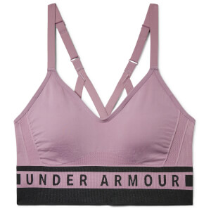 Under Armour Women's Seamless Longline Sports Bra - Purple