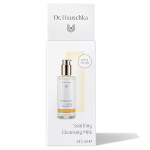 Dr. Hauschka Soothing Cleansing Milk with Cosmetic Sponge and Eye Make Up Remover Sachet