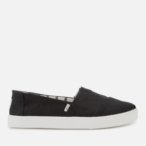 TOMS Men's Alpargata Vegan Cupsole Slip-On Pumps - Black