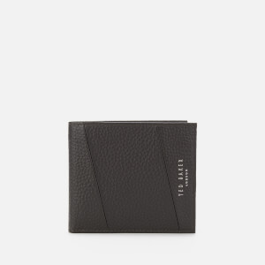 Ted Baker Men's Fiters Seamed Leather Bifold Wallet - Chocolate