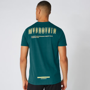 Myprotein Crew Triple Graphic T-Shirt - Alpine