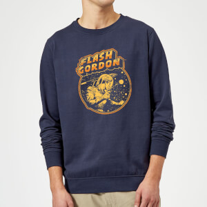 Sudadera Flash Gordon Flash Retro Comic - Hombre - Azul marino