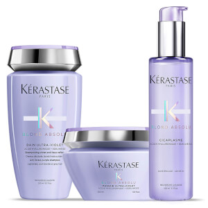 Kérastase Blond Absolu Ultra Violet Shampoo, Treatment and Masque Trio