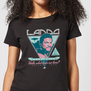 Star Wars Lando Rock Poster Damen T-Shirt - Schwarz