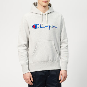 Champion Men's Script Overhead Hoodie - Grey