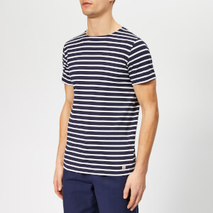 Armor Lux Men's Hoëdic Marinière T-Shirt - Navire/Blanc