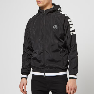 Plein Sport Men's Nylon Jacket Statement - Black/White