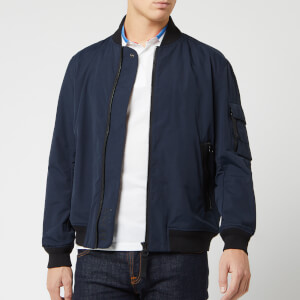 BOSS Men's Obani Bomber Jacket - Dark Blue