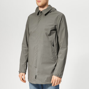 Herno Men's Hooded Car Coat - Grey