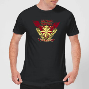 Captain Marvel Protector Of The Skies Men's T-Shirt - Black