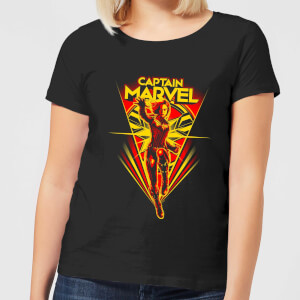 Captain Marvel Freefall Women's T-Shirt - Black