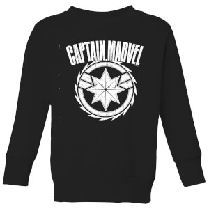 Captain Marvel Logo Kids' Sweatshirt - Black