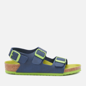 Birkenstock Kids' Milano Double Strap Sandals - Desert Soil Blue