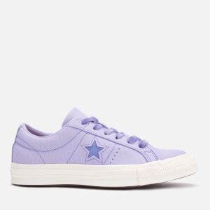 Converse Women's One Star Ox Trainers - Washed Lilac/Wild Lilac/Egret