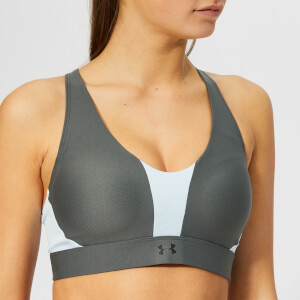 Under Armour Women's Vanish Mid Rib Bra - Pitch Grey