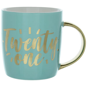 Candlelight Twenty One Birthday Mug in Gift Box