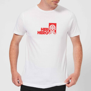 Super Mario Her Hero Men's T-Shirt - White