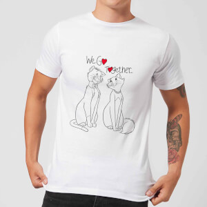 Disney Aristocats We Go Together Men's T-Shirt - White