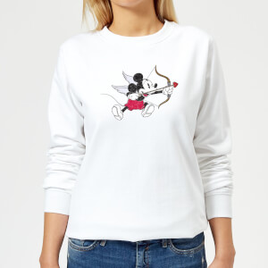 Disney Mickey Cupid Women's Sweatshirt - White