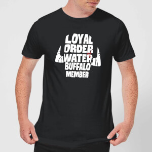 The Flintstones Loyal Order Of Water Buffalo Member Men's T-Shirt - Black