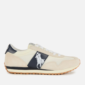 Polo Ralph Lauren Men's Train 90 PP Runner Style Trainers - Egret/White