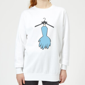 The Flintstones Betty Dress Women's Sweatshirt - White