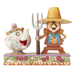 Disney Traditions Workin’ Round the Clock (Mrs. Potts and Cogsworth Figurine) 13.0cm