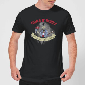 Guns N Roses Jungle Skeleton Men's T-Shirt - Black