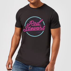 Rod Stewart Neon Men's T-Shirt - Black