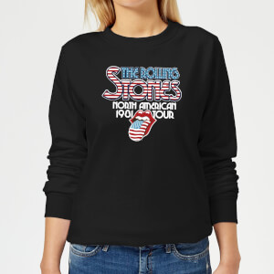 Rolling Stones 81 Tour Logo Women's Sweatshirt - Black