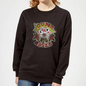 Guns N Roses Cards Women's Sweatshirt - Black
