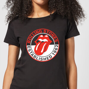 Rolling Stones Est 62 Women's T-Shirt - Black