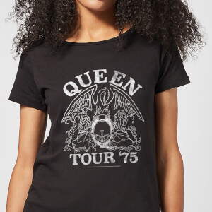 Queen Tour 75 Women's T-Shirt - Black