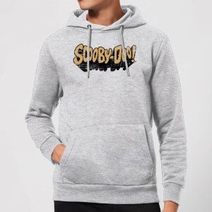 Scooby Doo Retro Colour Logo Hoodie - Grey