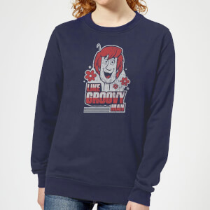Scooby Doo Like, Groovy Man Women's Sweatshirt - Navy