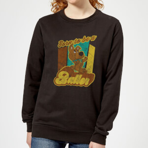 Scooby Doo Born To Be A Baller Women's Sweatshirt - Black