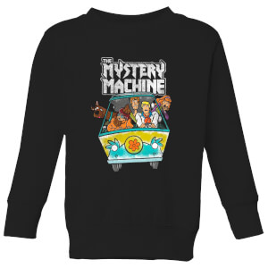 Scooby Doo Mystery Machine Heavy Metal Kids' Sweatshirt - Black