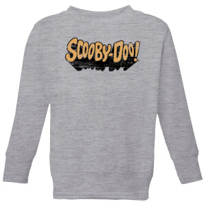 Scooby Doo Retro Colour Logo Kids' Sweatshirt - Grey