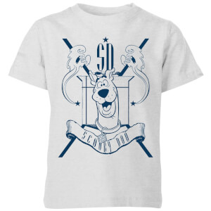 Scooby Doo Coat Of Arms Kids' T-Shirt - Grey