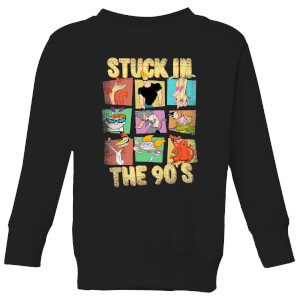Cartoon Network Stuck In The 90s Kids' Sweatshirt - Black