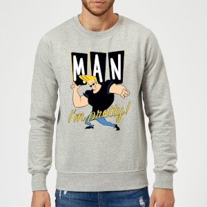 Johnny Bravo Man I'm Pretty Sweatshirt - Grey