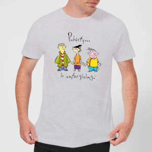 Ed, Edd n Eddy Puberty Is Unforgiving Men's T-Shirt - Grey